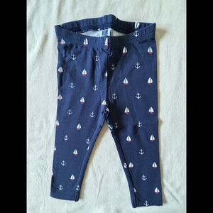 Janie & Jack navy leggings